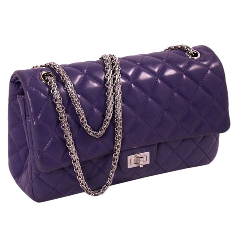 chanel purple handbag|Chanel 2.55 reissue 226 flap.